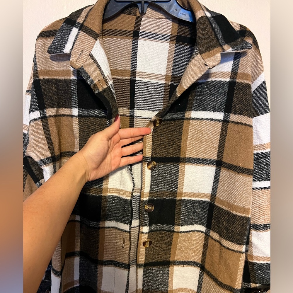 Plaid Shacket - Picture 2 of 5